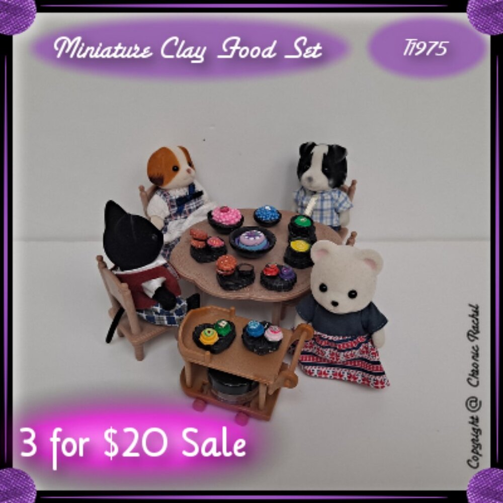 11-Piece Black Dessert Glued-Together Set